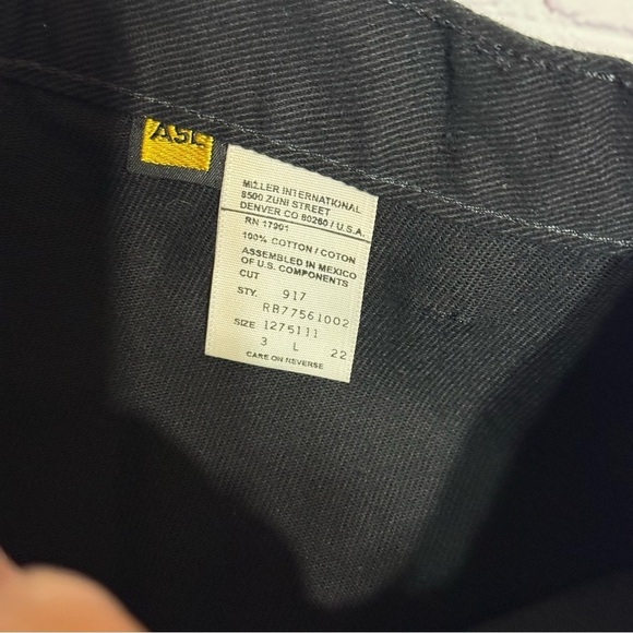 ROCKY MOUNTAIN CLOTHING CO women’s black denim jeans vintage 80s size 22 EUC - Picture 13 of 16